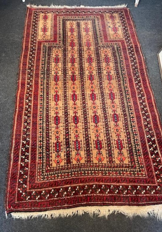 Tapis en laine Iran milieu 20 ème , époque du Shah-photo-2