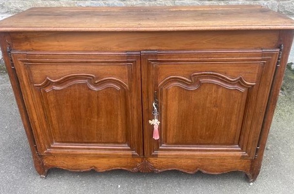 18th Century Walnut Sideboard From The Louis XV Period-photo-2