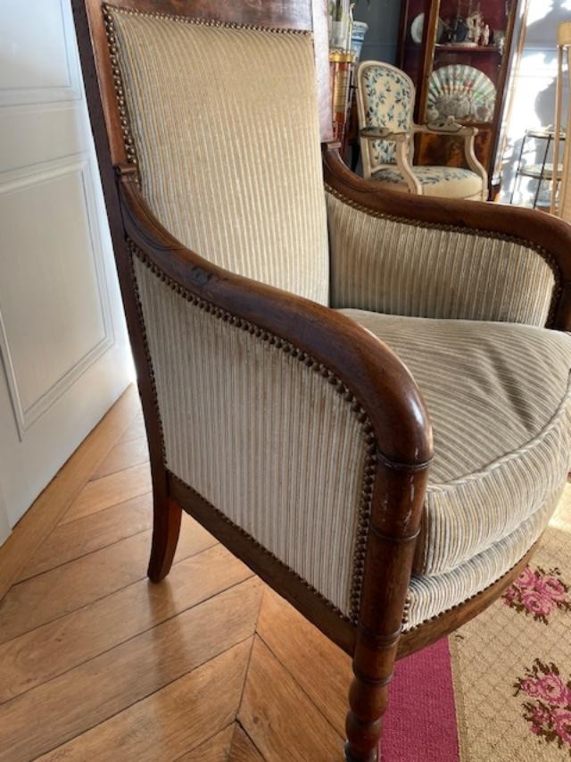 Bergère en acajou d'époque empire -photo-2