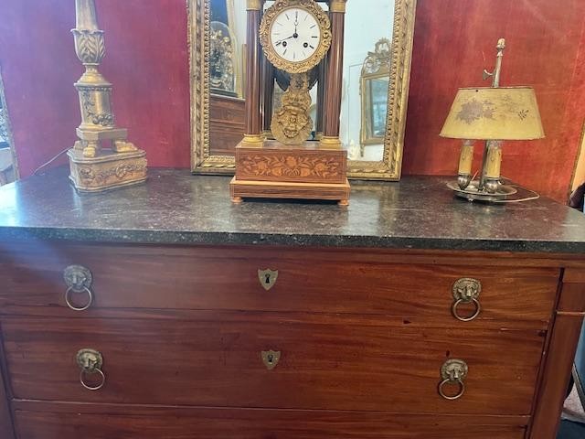 Commode en acajou retour d'Egypte début 19 ème-photo-2