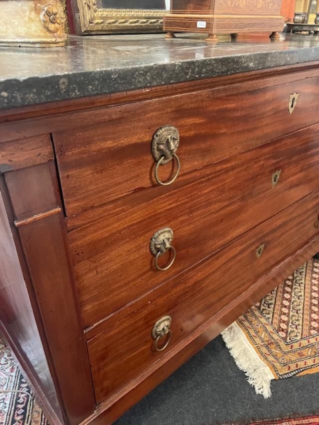 Commode en acajou retour d'Egypte début 19 ème-photo-1
