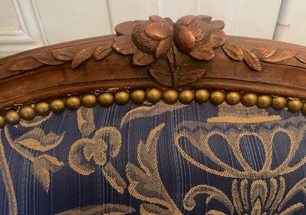 Large 18th Century Sofa In Natural Wood From The Louis XV Period-photo-3