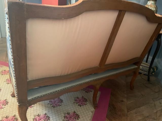 Rare petit canap&eacute; 18 &egrave;me d&#039;alc&ocirc;ve d&#039;&eacute;poque Louis XV-photo-3