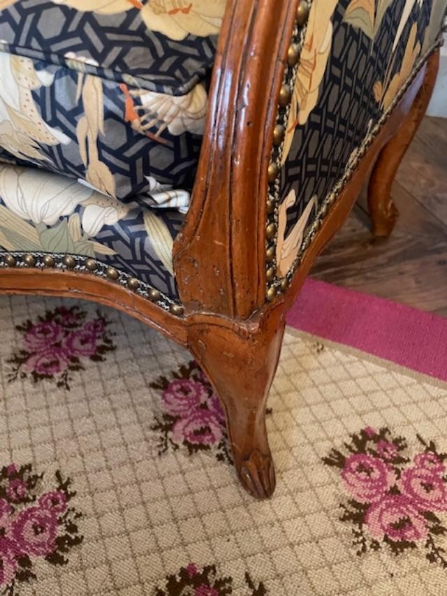 Rare petit canap&eacute; 18 &egrave;me d&#039;alc&ocirc;ve d&#039;&eacute;poque Louis XV-photo-5