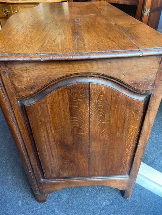 Commode 18 ème en bois naturel d'époque régence-photo-3