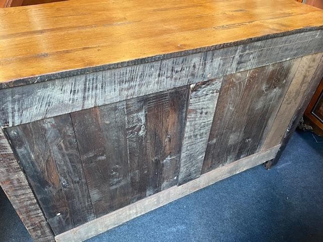 Commode 18 ème en bois naturel d'époque régence-photo-4