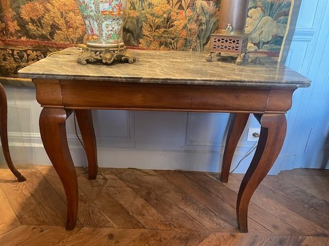 Restoration Period Walnut Console-photo-2