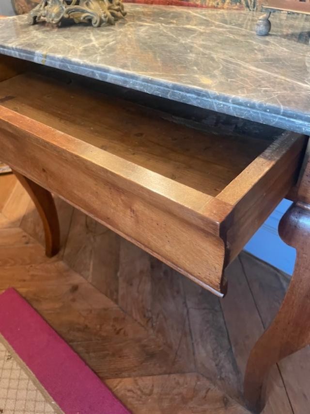 Restoration Period Walnut Console-photo-4