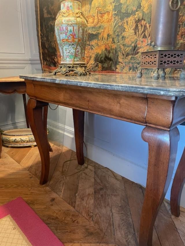 Restoration Period Walnut Console-photo-3