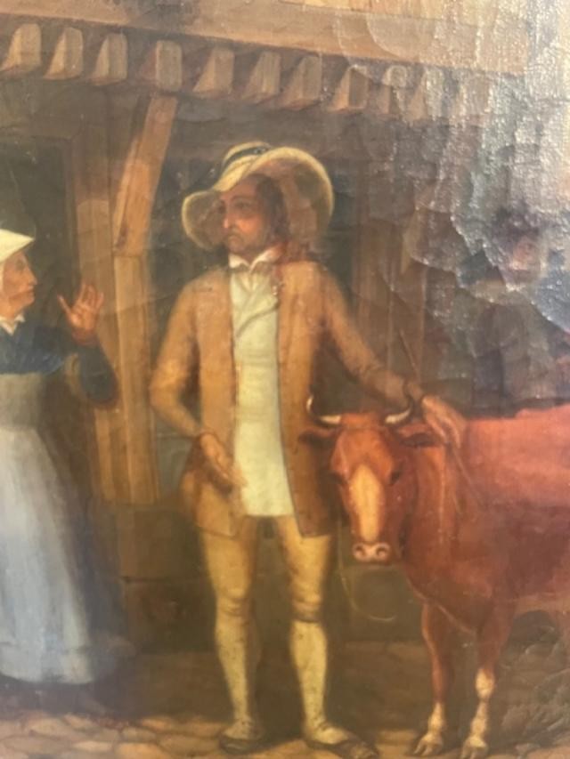 Ecole Française du 19 ème attibuée à Louis Caradec-photo-1