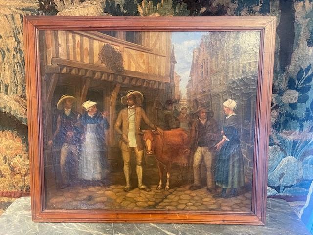 Ecole Française du 19 ème attibuée à Louis Caradec