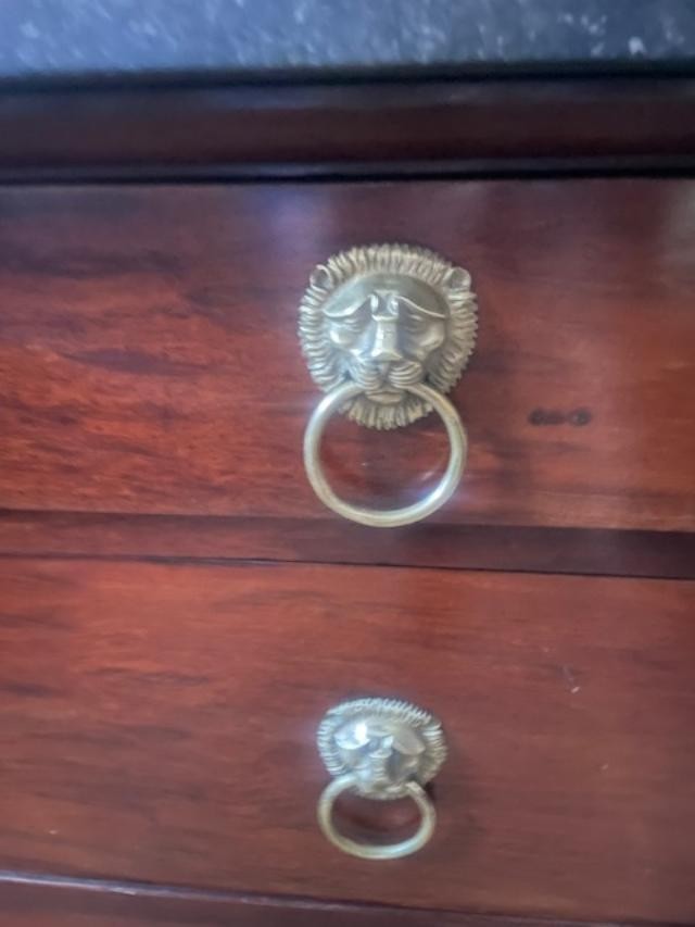 Commode retour d'Egypte en acajou d'époque Empire-photo-3