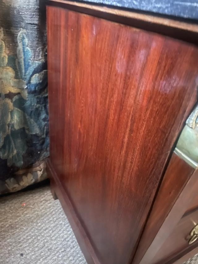 Commode retour d'Egypte en acajou d'époque Empire-photo-2