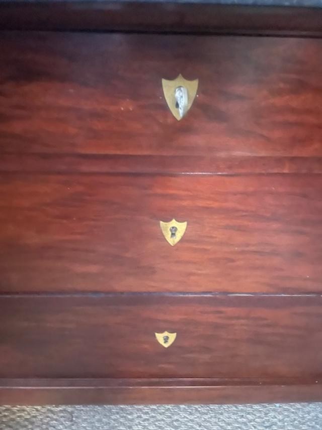 Commode retour d'Egypte en acajou d'époque Empire-photo-3