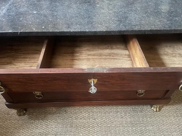 Commode retour d'Egypte en acajou d'époque Empire-photo-6