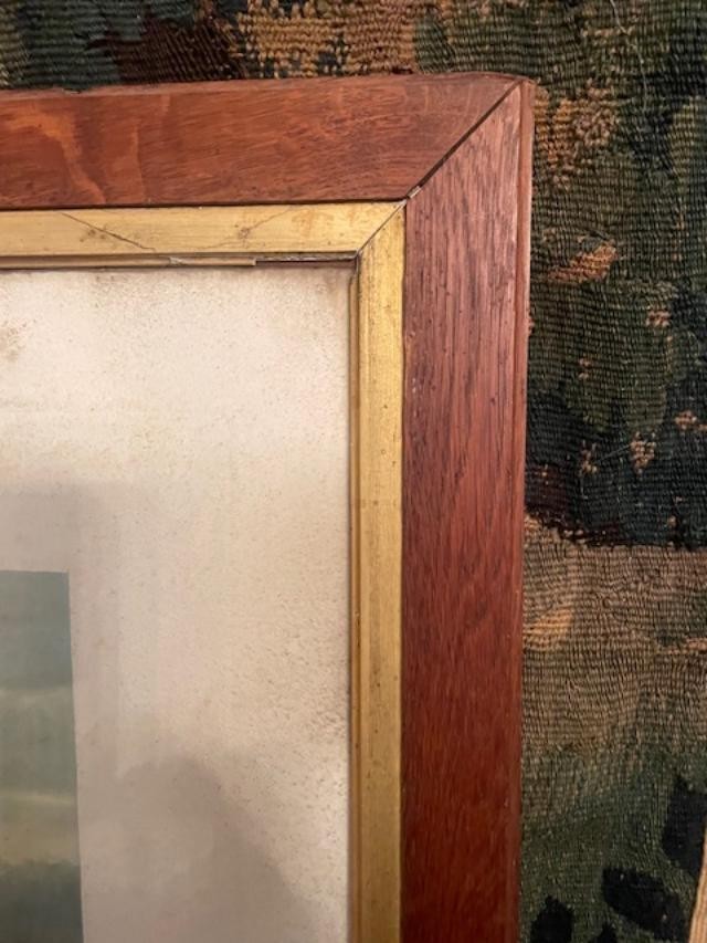 Importante école anglaise , estampe en couleurs figurant une scène de chasse-photo-2