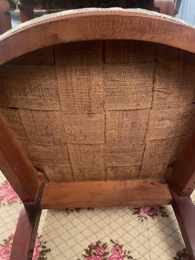 Paire de fauteuils en acajou début 19 ème-photo-8