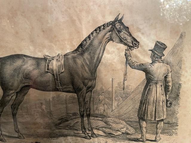 Paire de gravures de chasse d'après Carl Vernet-photo-4