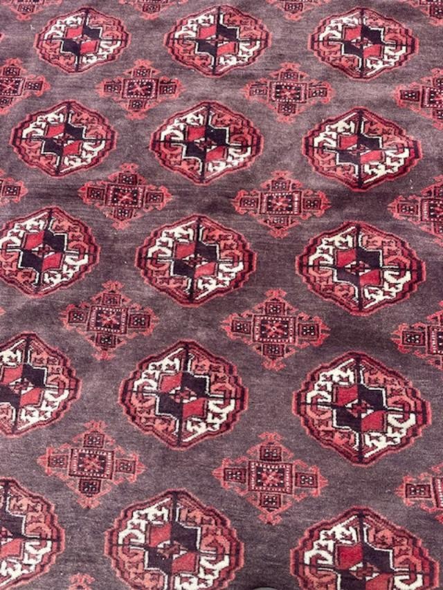 Grand tapis Boukhara milieu XX ème-photo-3