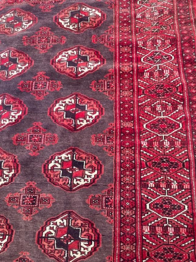 Grand tapis Boukhara milieu XX ème-photo-1