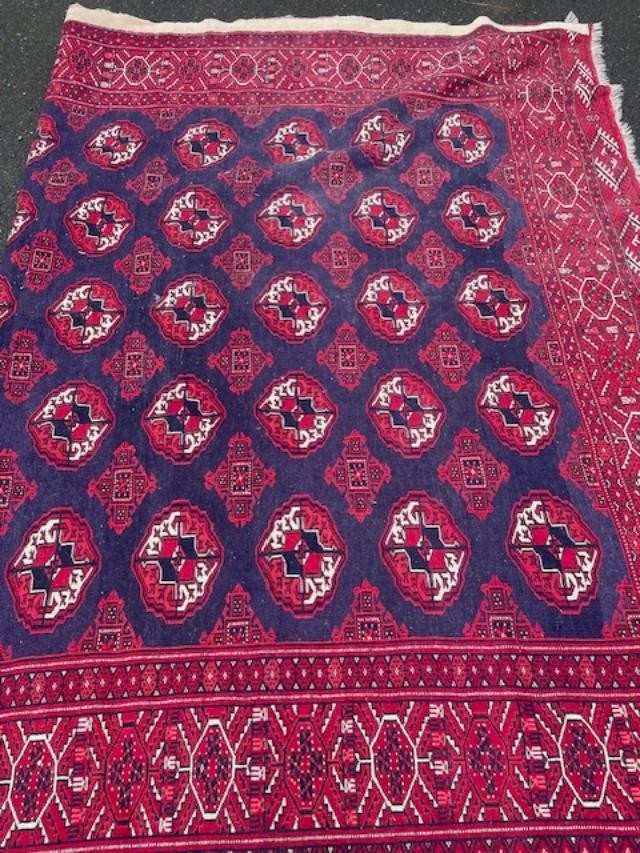 Grand tapis Boukhara milieu XX ème-photo-3