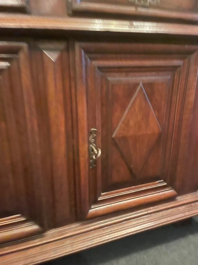 Buffet fin 17 ème en bois naturel-photo-2