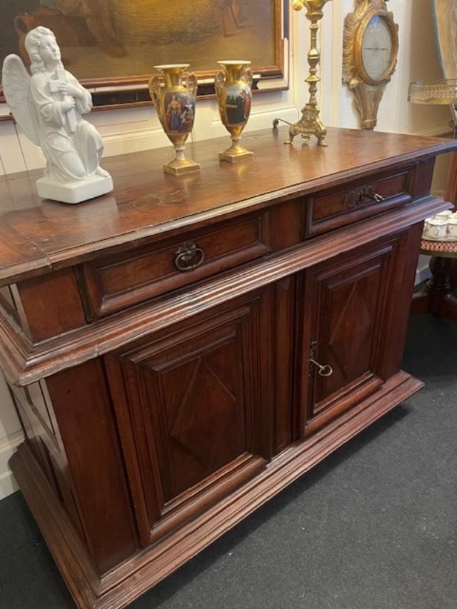 Buffet fin 17 ème en bois naturel-photo-6