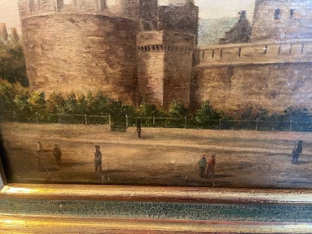 View Of The Fort Of Saint-malo, French School, 19th Century-photo-3