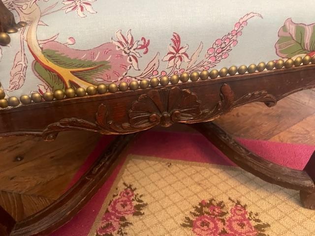 Regency Period Natural Wood Armchair-photo-4