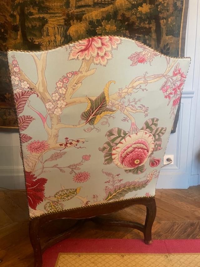 Regency Period Natural Wood Armchair-photo-1