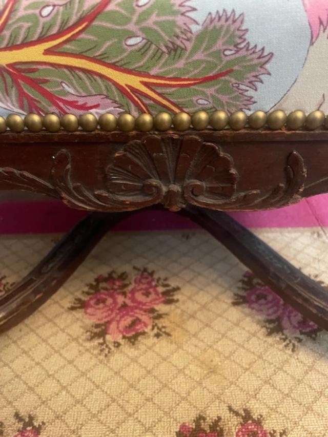 Regency Period Natural Wood Armchair-photo-3