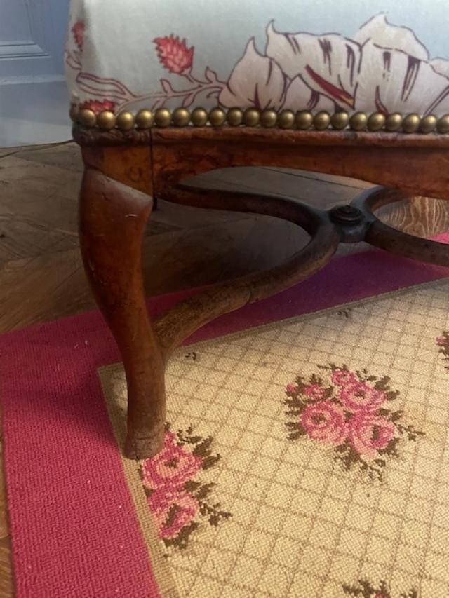 Regency Period Natural Wood Armchair-photo-2