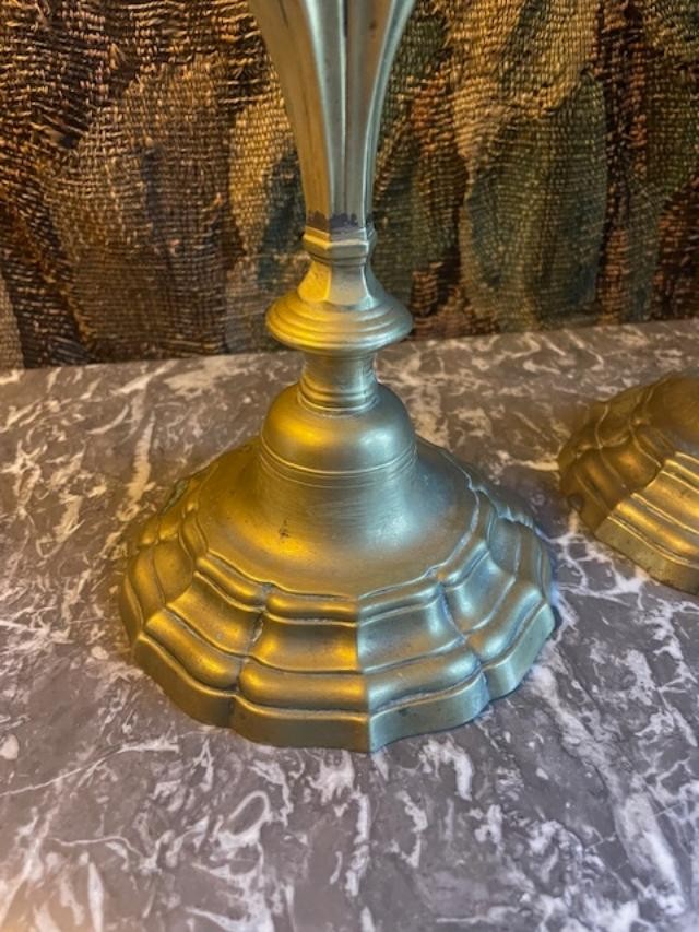 Pair Of 18th Century Candlesticks-photo-4