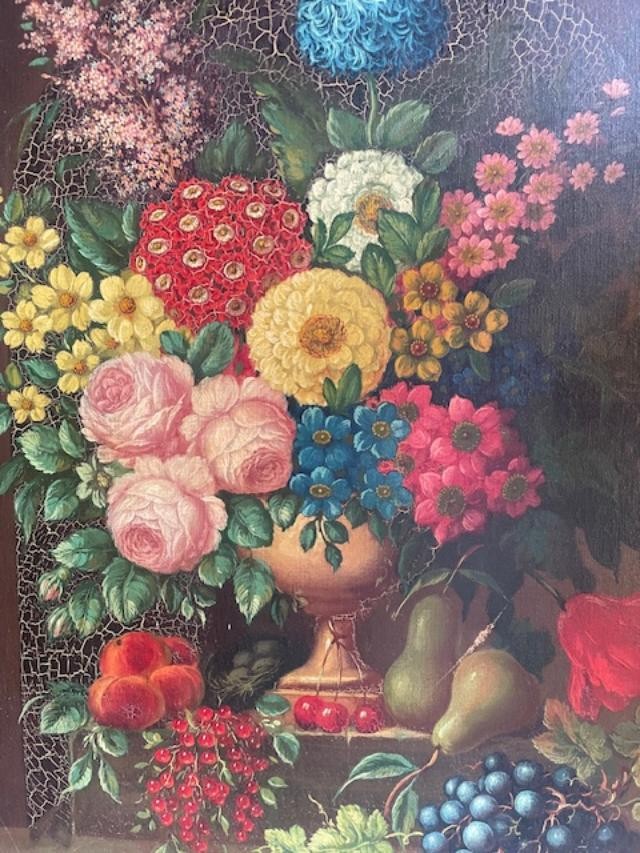 French School, Early 19th Century, Depicting A Still Life-photo-3