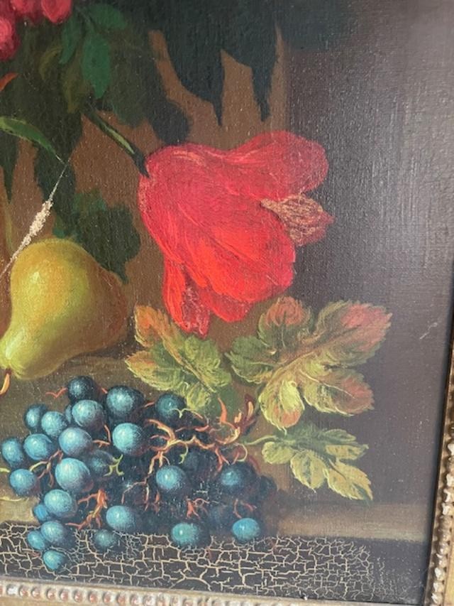 French School, Early 19th Century, Depicting A Still Life-photo-1