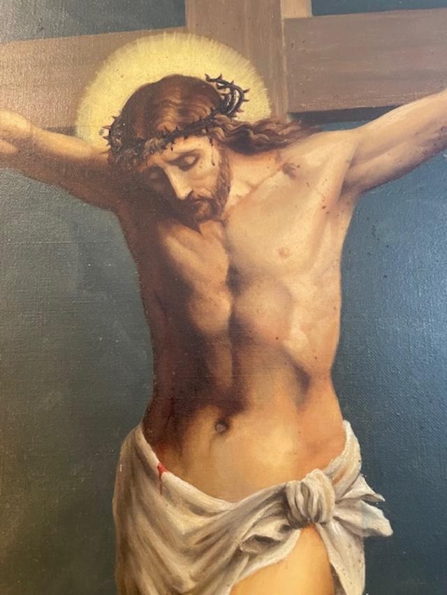 "the Crucifixion," French School, 19th Century-photo-3