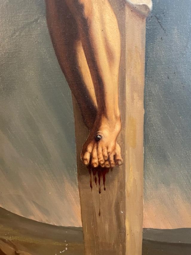 "the Crucifixion," French School, 19th Century-photo-1