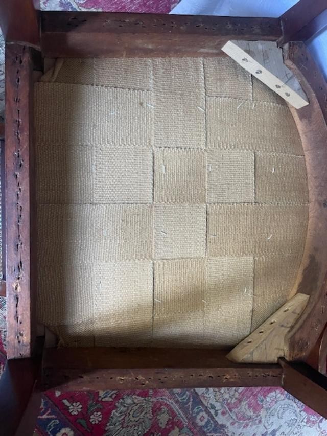 Fauteuil fin 18 &egrave;me en acajou blond-photo-6