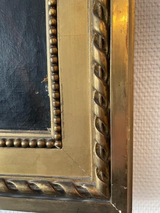 Grand portrait d'une m&egrave;re et son enfant du 18 &egrave;me , fin de l'&eacute;poque Louis XVI-photo-4