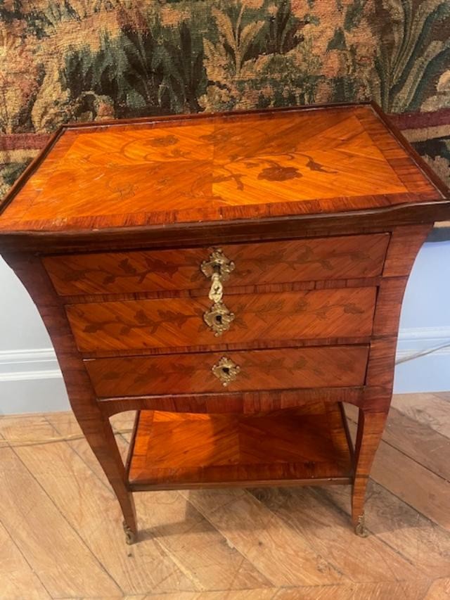 18th Century Louis XV Period Rosewood Veneer Coffee Table-photo-2