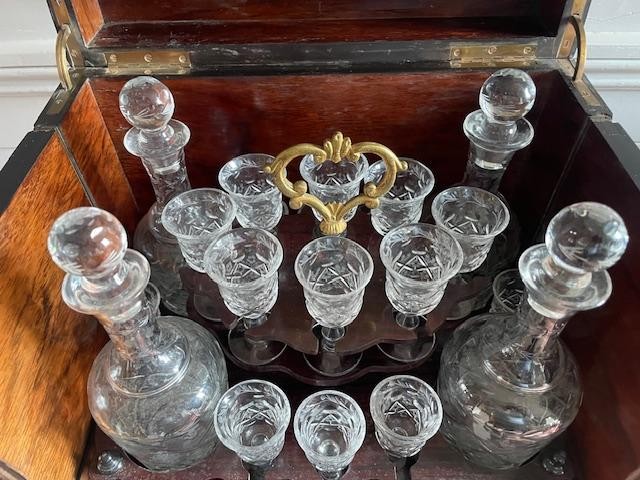 Complete Napoleon III Period Liquor Cabinet-photo-1