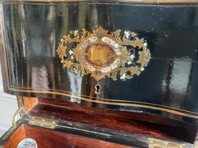 Complete Napoleon III Period Liquor Cabinet-photo-2