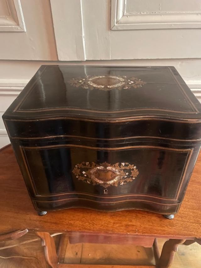 Complete Napoleon III Period Liquor Cabinet