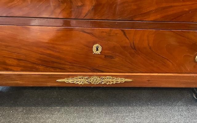 Commode début 19 ème en acajou d'époque retour d'Egypte-photo-4