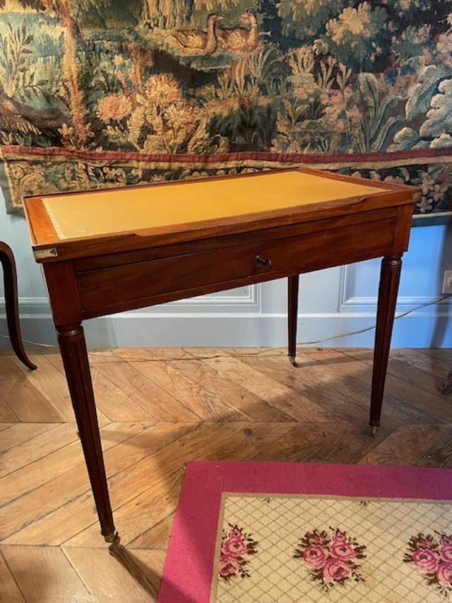 Small Louis XVI Period Mahogany Parlor Desk