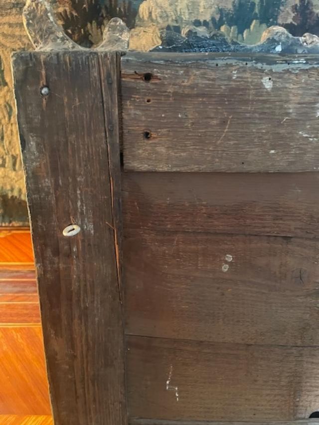 Miroir de boiserie 18 ème d'époque Louis XV-photo-5