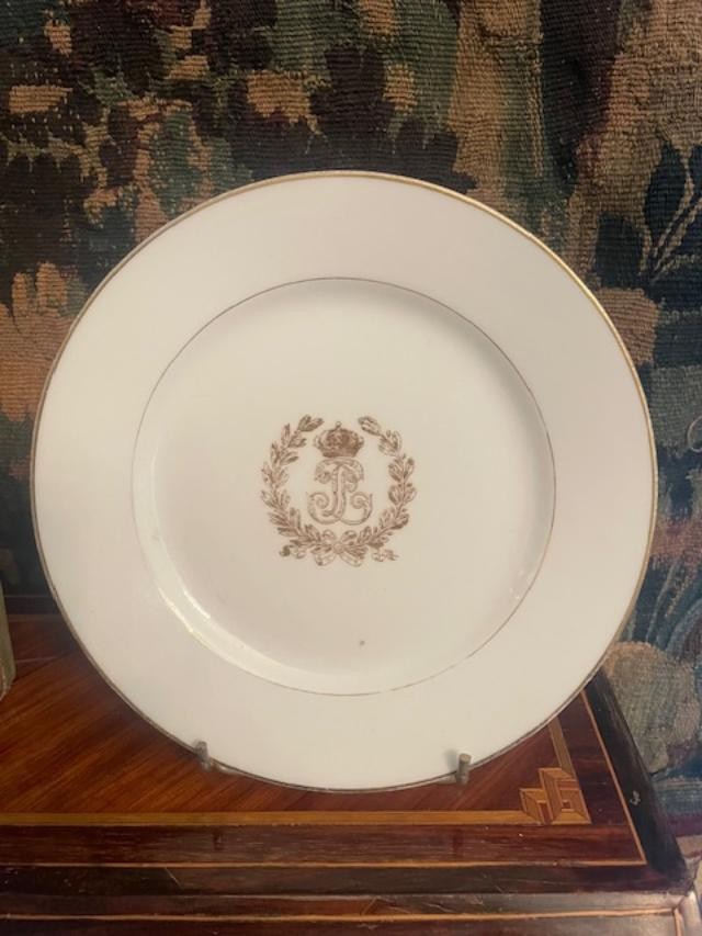 Sèvres Plate From The Tuileries Palace, Part Of The Service Of King Louis-philippe-photo-2