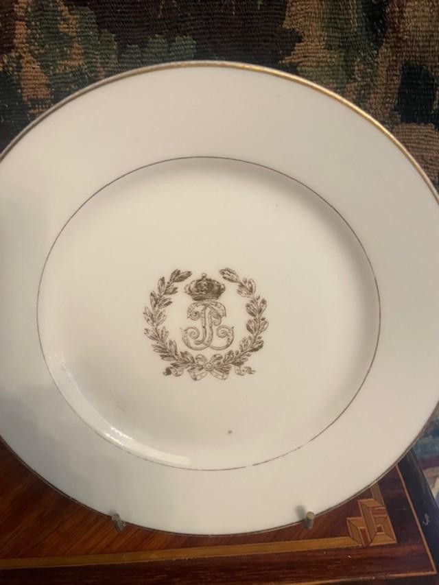 Sèvres Plate From The Tuileries Palace, Part Of The Service Of King Louis-philippe-photo-3