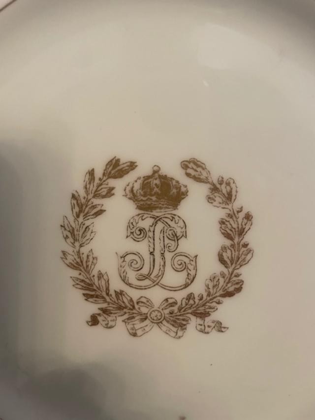 Sèvres Plate From The Tuileries Palace, Part Of The Service Of King Louis-philippe