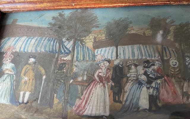 Gouache de la fin du 18 ème-photo-2